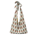 Women's Vintage Print Large Capacity Shoulder Tote Bag Shoulder Tote Bag Nixie White