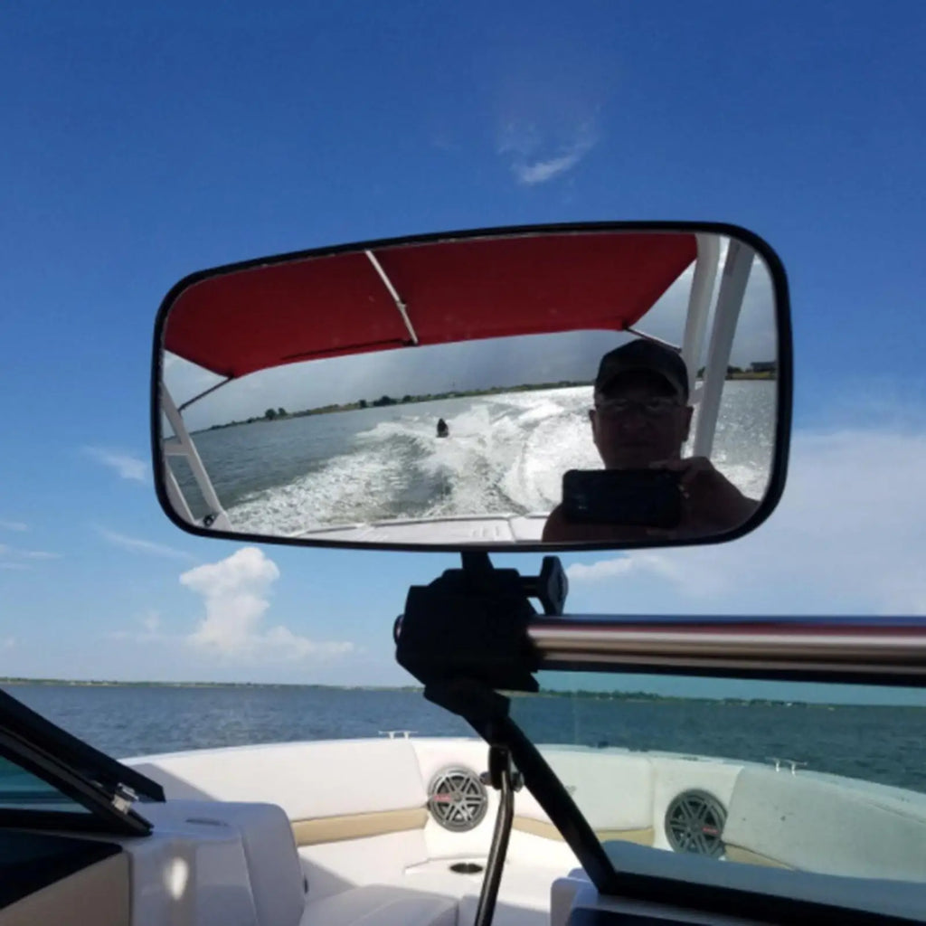 Universal Clamp-On Marine Rear View Mirror – Boats & Yachts Marine Rear View Mirror Nixie
