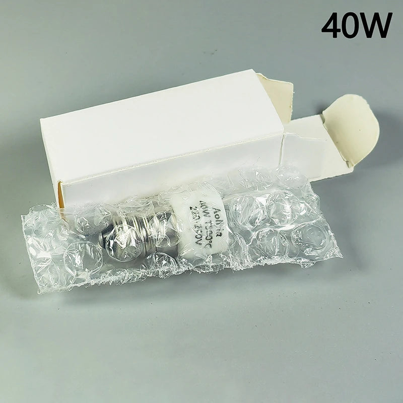 E14 Halogen Oven Light Bulb 25W/40W 500°C High Temp Resistant Halogen Oven Bulb Nixie 40W
