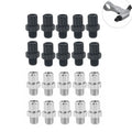 20 Pcs Aluminum Alloy Bike Brake Lever Adjuster Screws M10 Bike Brake Screws Nixie M10