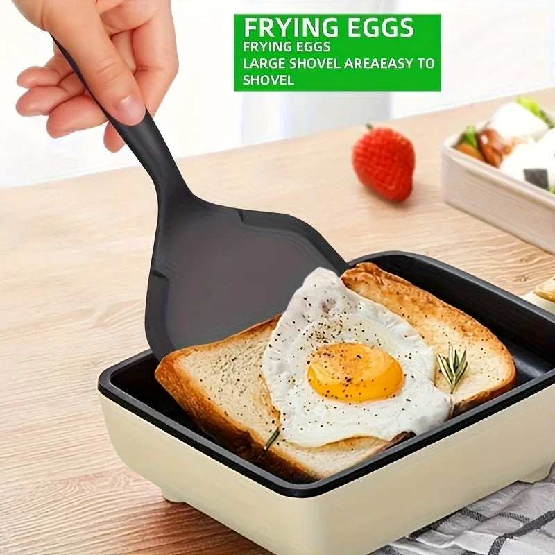 Wide Blade Silicone Spatula – Non-Stick Omelet Cooking Tool Silicone Spatula Nixie