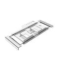 Aquarium Plant Holder Rack – Punch-Free Fish Tank Shelf Aquarium Plant Rack Nixie Gray
