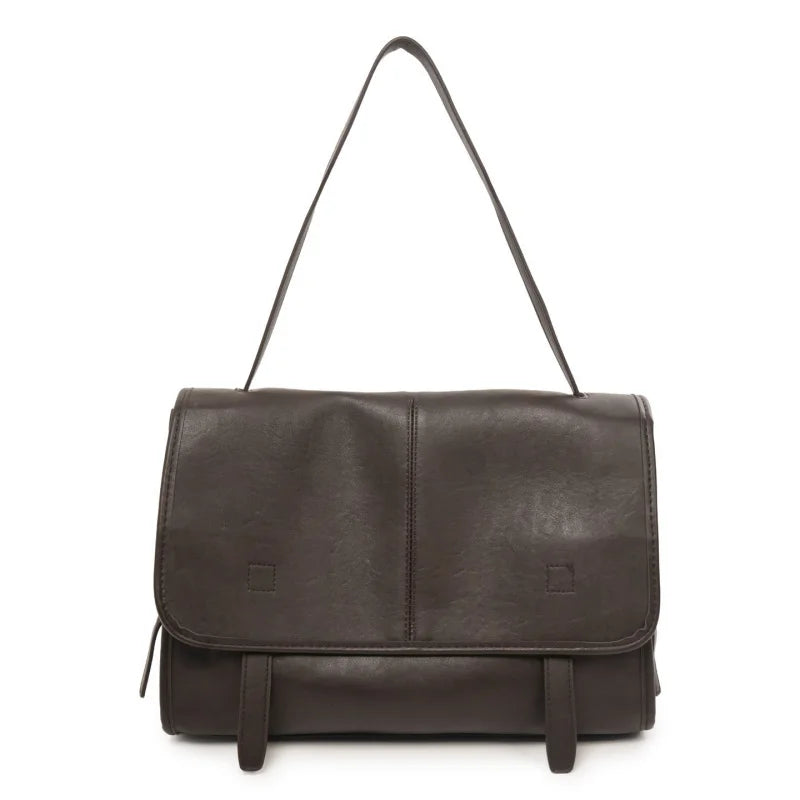 PU Leather Messenger Bag – Waterproof Vintage Crossbody Shoulder Bag Leather Messenger Bag Nixie