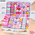 218pcs Flower Hair Accessories Set – Girls Hair Bands & Clips Girls Hair Accessories Nixie 218pcs-No box M
