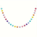 200cm Felt Ball Garland 24 Colorful Pompom Balls Party Décor Party Garland Decoration Nixie 01