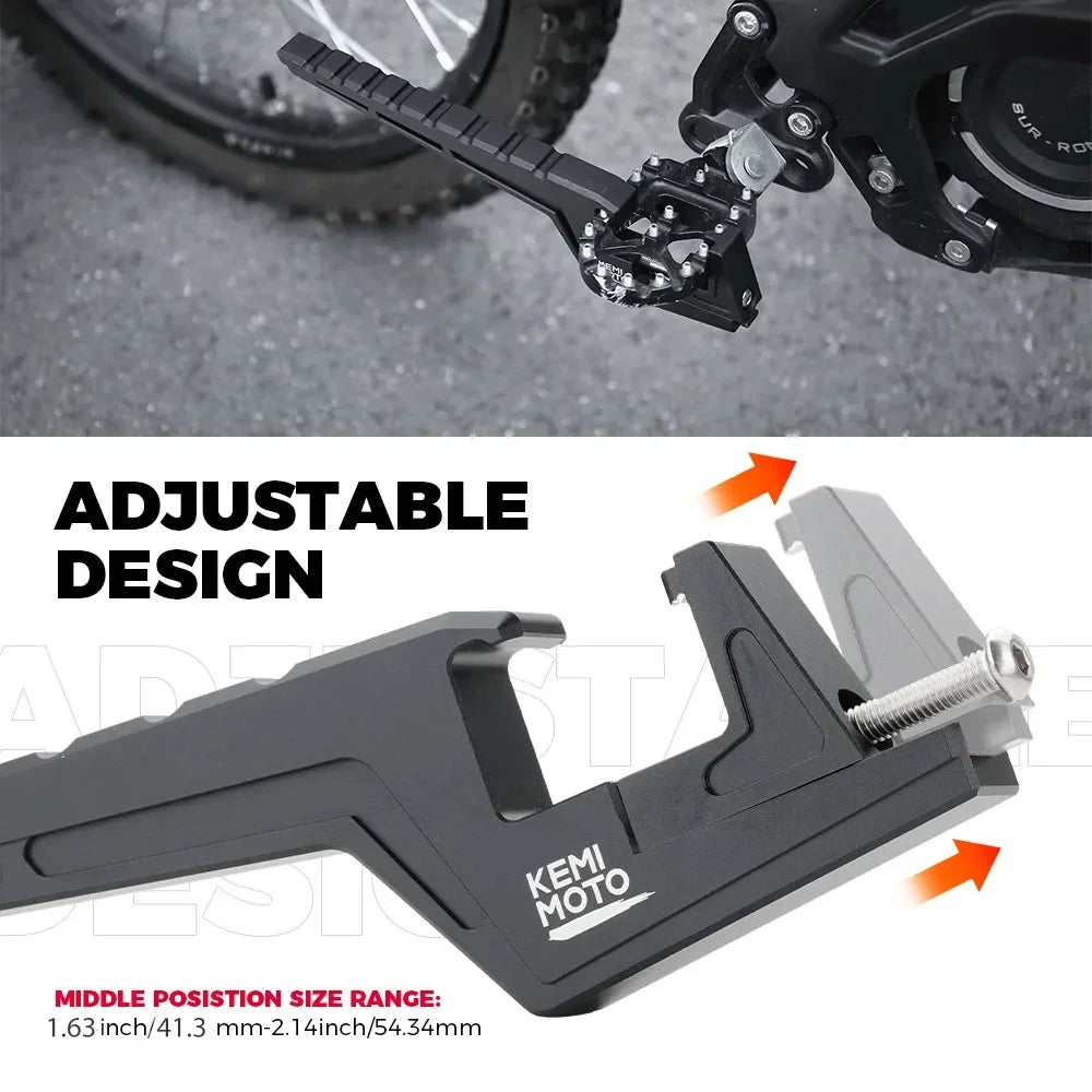 Surron Passenger Foot Peg Extensions – Segway X160 X260 Dirt Bike Motorcycle Foot Pegs Nixie