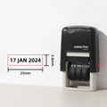 Adjustable Self-Inking Date Stamp – Day Month Year Multicolor