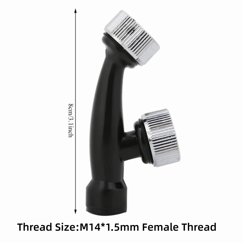 2PCS High Pressure Mist Nozzles M14×1.5mm Double Spray Head