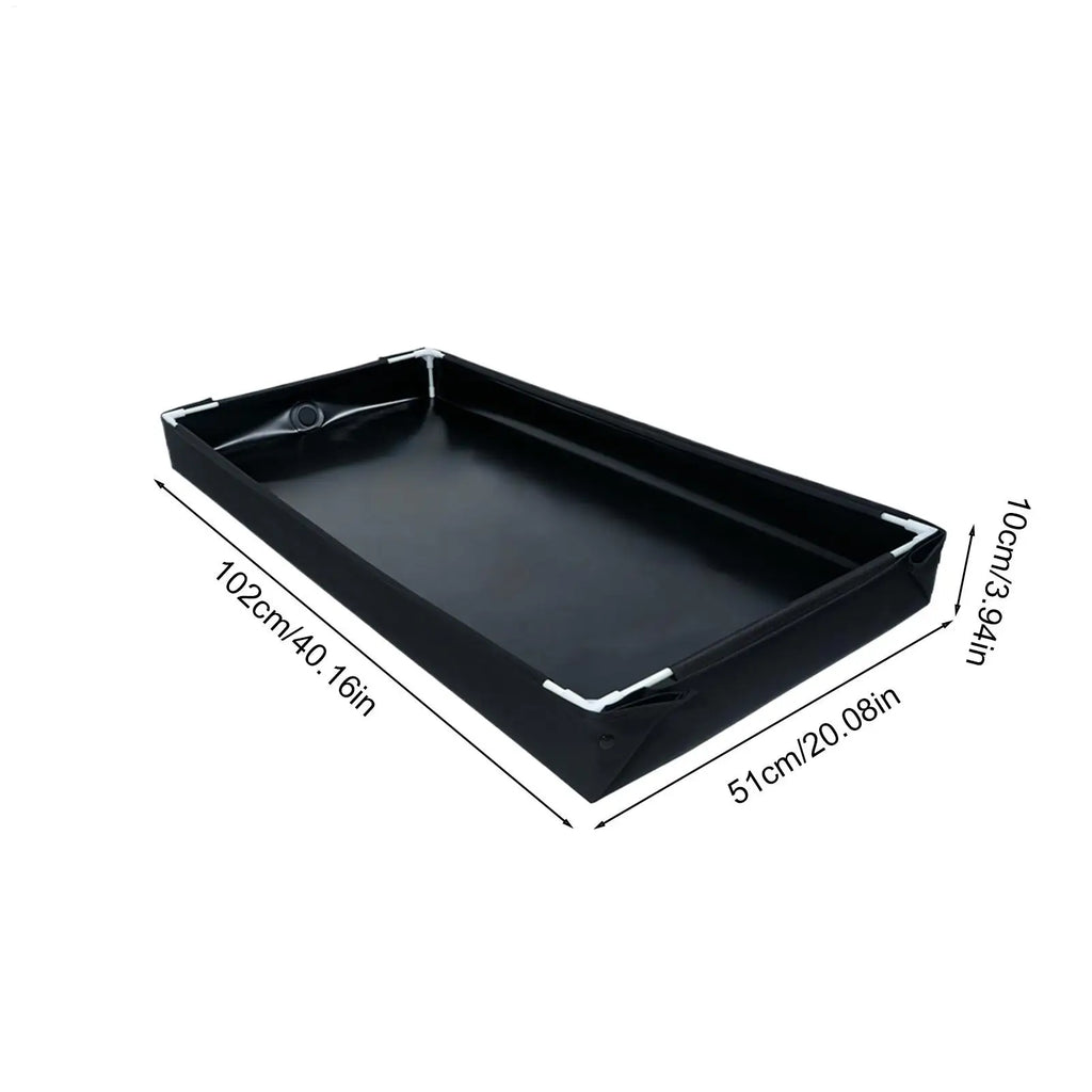 Portable Foldable Sandbox & Water Play Pool with Drain Pipe Foldable Sandbox Pool Nixie