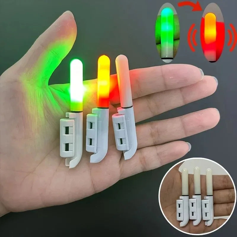LED Fishing Rod Tip Lights CR425 Waterproof Night Fishing 3/5 Pack Fishing Rod Light Nixie