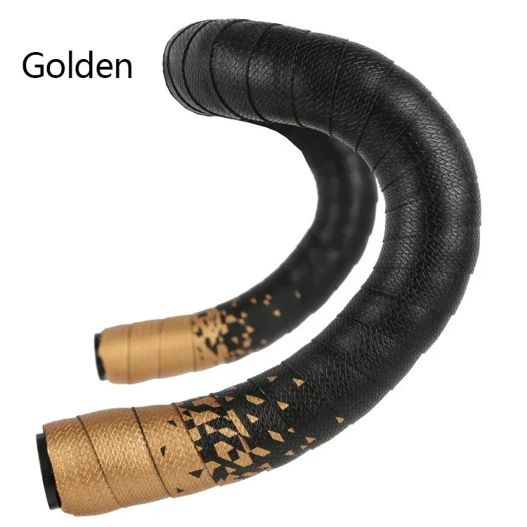 PALOMA Road Bike Handlebar Tape – Anti-Slip EVA Bar Wrap Bike Handlebar Tape Nixie Gold Tape