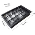 BPA-Free Silicone Ice Cube Tray with Lid – 6 & 15 Grid Mold Silicone Ice Tray Nixie A6