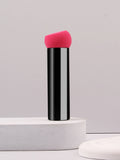 Mushroom Powder Puff Black Metal Handle Sponge Foundation Makeup Powder Puff Nixie Deep pink bevelling