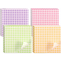 400Pcs Greaseproof Wax Paper Sheets – 4 Colors Food Liners Food Wrapping Paper Nixie 400pcs