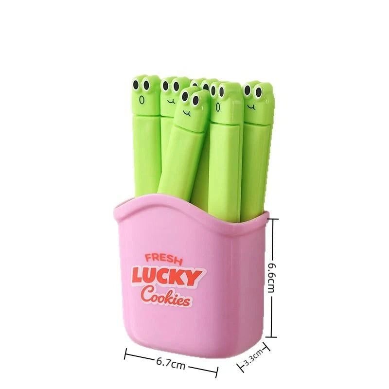 Airtight Food Sealing Clips Set with Holder – Cute Frog Design Food Sealing Clips Nixie