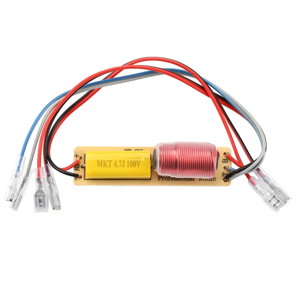 80W 2-Way Car Audio Crossover HiFi Frequency Divider 4-8Ω Car Audio Crossover Nixie as show