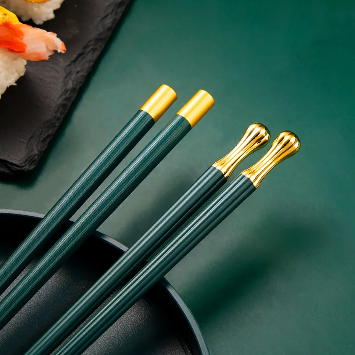 Fiberglass Chopsticks Reusable Non-Slip Dishwasher Safe 5 Pairs Reusable Chopsticks Nixie