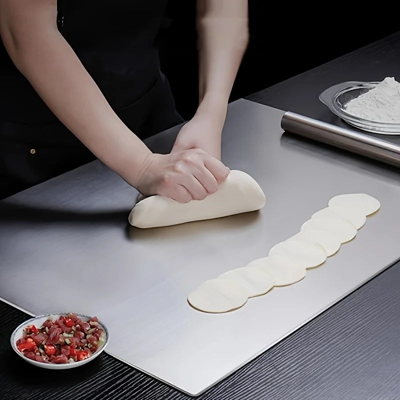 BEQ Stainless Steel Cutting Board – Heavy Duty Non-Slip