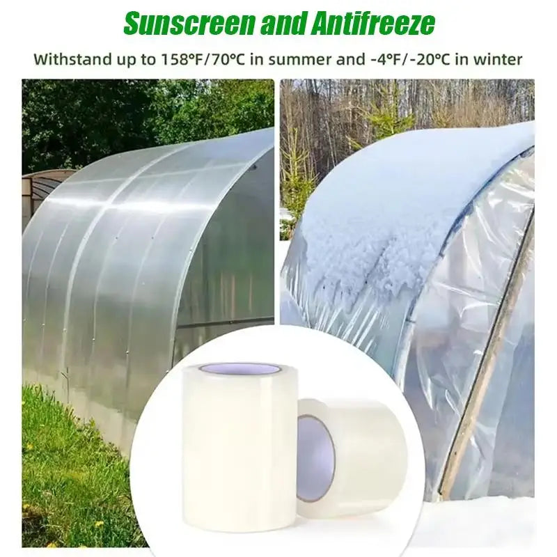 10M UV-Resistant Waterproof Greenhouse Film Repair Tape PE Greenhouse Repair Tape Nixie