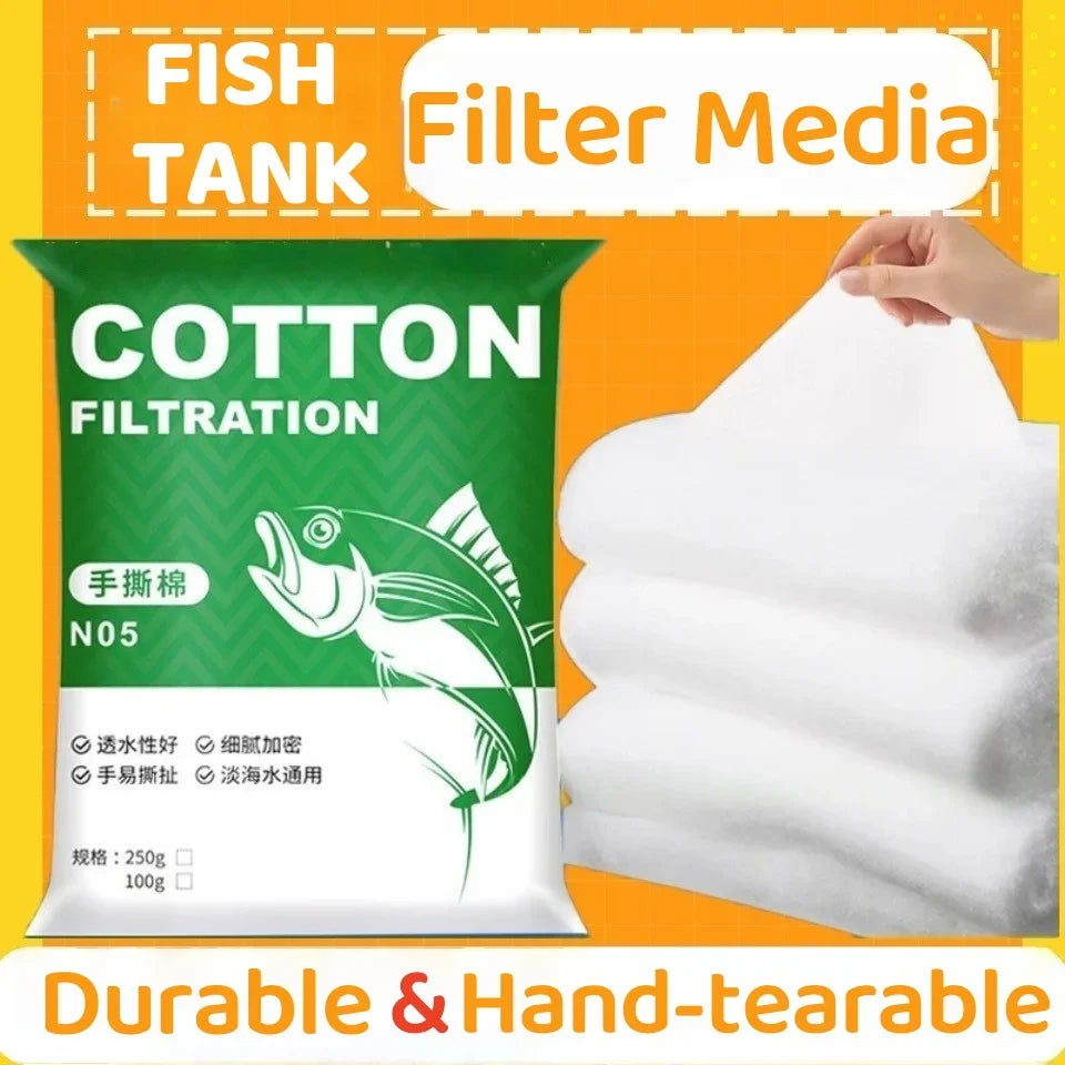 Aquarium Filter Floss – Cashmere Cotton Water Purification Pad Aquarium Filter Media Nixie