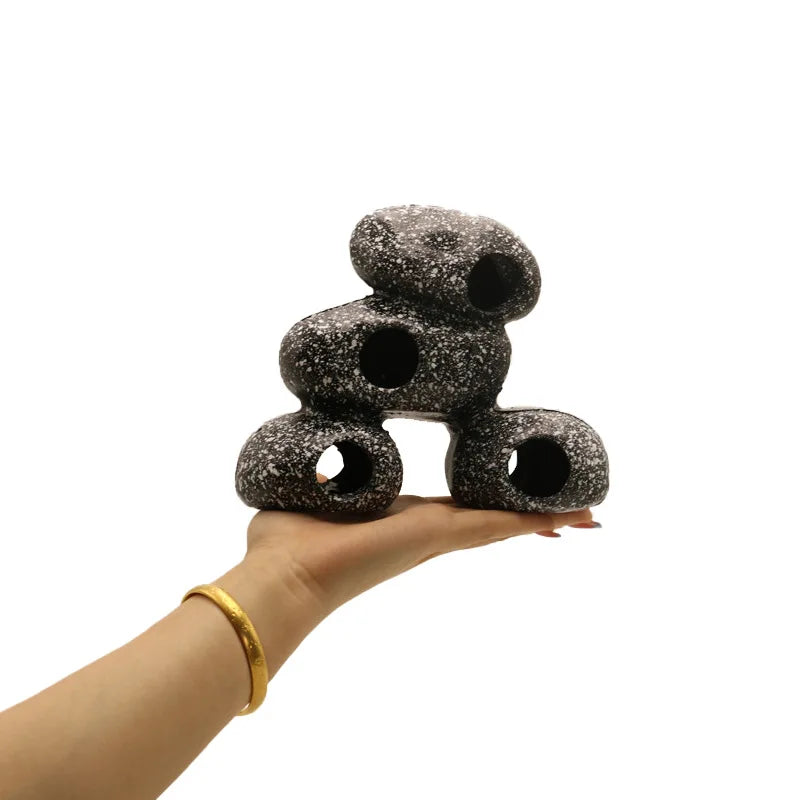 Fish & Shrimp Breeding Cave Resin Stone Aquarium Shelter Decor Aquarium Breeding Cave Nixie