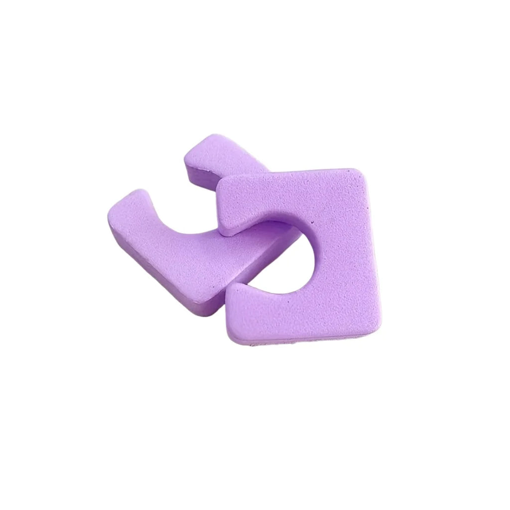 50-Pack EVA Toe Separators – Colorful Pedicure Nail Tools Toe Separators Nixie