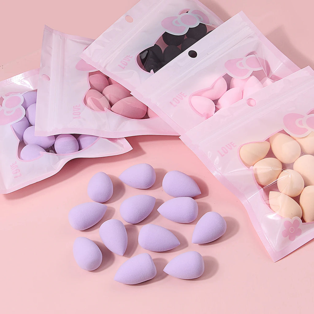 12Pcs Mini Makeup Sponges – Water-Expanding & Washable Makeup Sponge Set Nixie