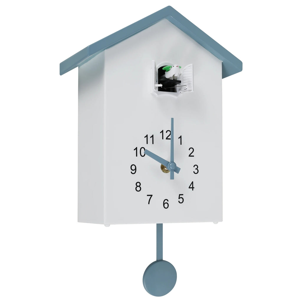 Cuckoo Wall Clock Battery Powered | Bird Chime Home Decor