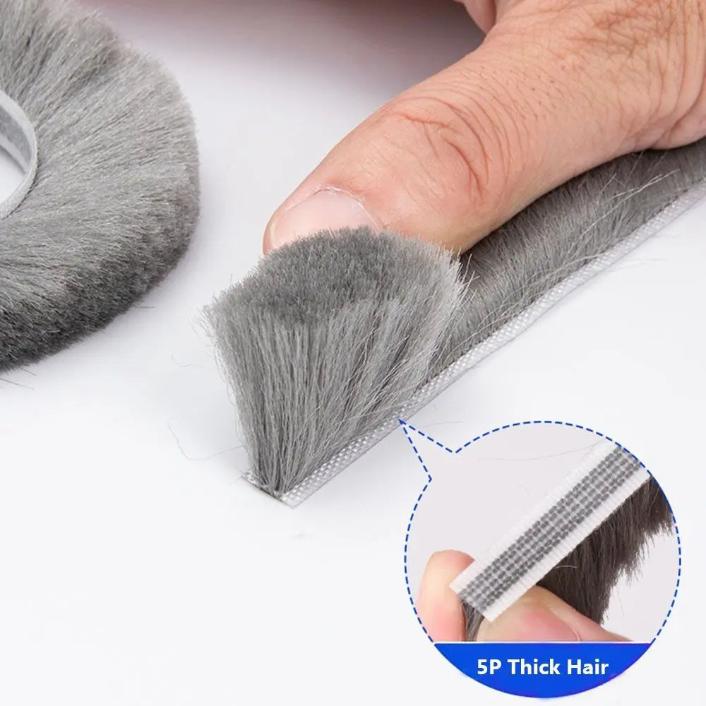 10M Self-Adhesive Door Brush Seal Strip – Draft & Dust Guard Door Brush Seal Strip Nixie