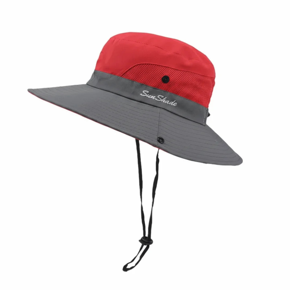 Breathable Mesh Bucket Hat – Foldable Outdoor Sun Hat Mesh Bucket Hat Nixie