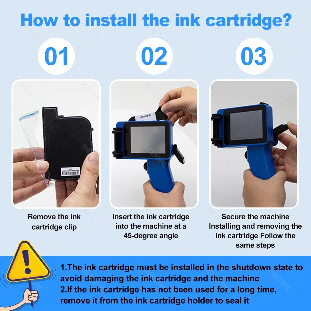 Mini Portable Inkjet Printer 600DPI – Date & Batch Coding Machine
