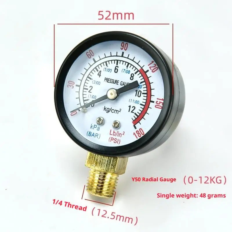 Air Pressure Gauge 0-25Bar/0-10Bar/0-12Bar – DIY Compressor Pressure Gauge Nixie A9