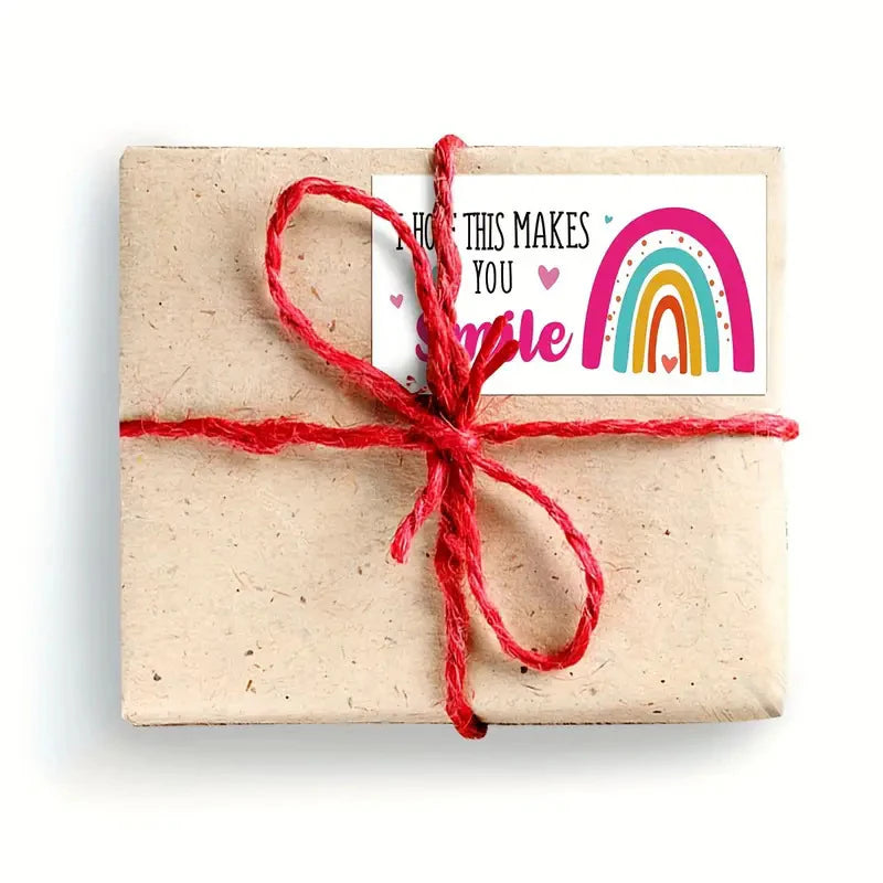 50 Pcs Rainbow Thank You Cards for Customers & Gifts Greeting Cards Nixie