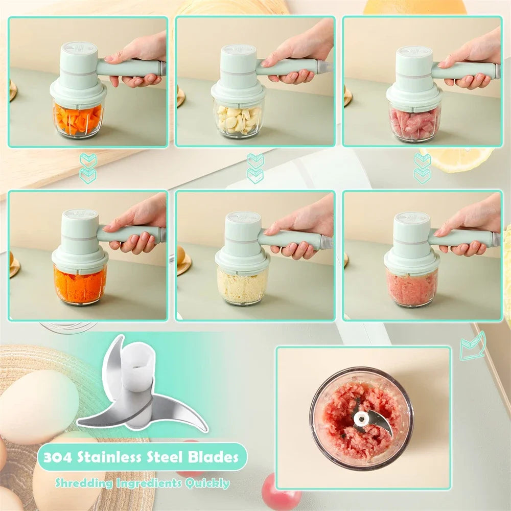 Electric Hand Mixer Set – Egg Beater, Frother & Blender Kit Electric Hand Mixer Nixie