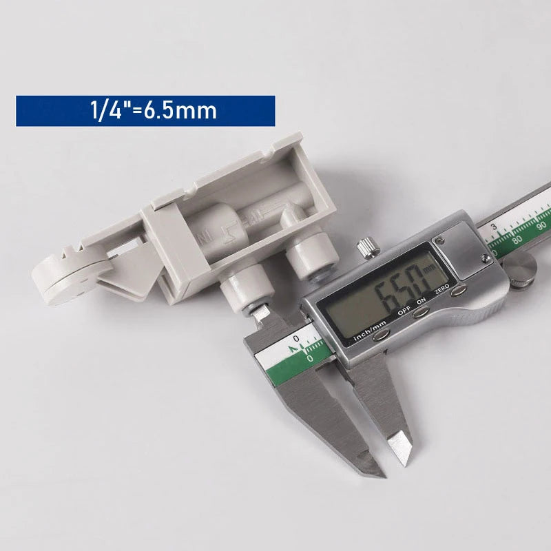 RO Reverse Osmosis Shut-Off Valve 1/4" & 3/8" Water Guard RO System Valve Nixie