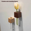 Wooden Refrigerator Vase – French Country Flower Holder Decorative Flower Vase Nixie Random colors