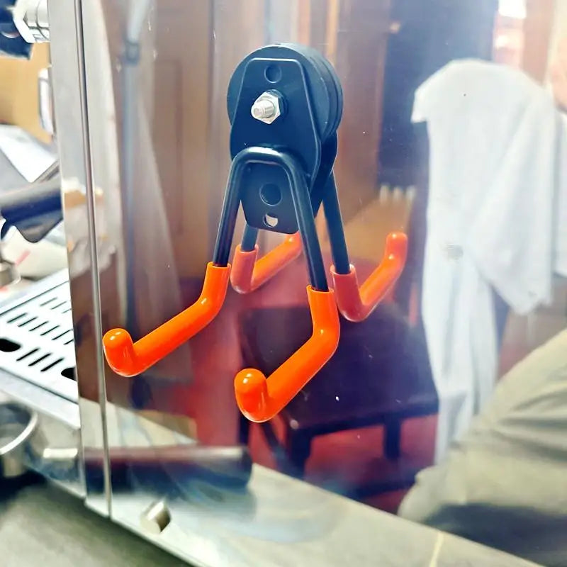 Magnetic Garage Hook No-Drill Cast Iron 43mm – Load-Bearing Magnetic Wall Hook Nixie