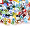 Colorful Faceted Crystal Glass Beads – DIY Jewelry Making