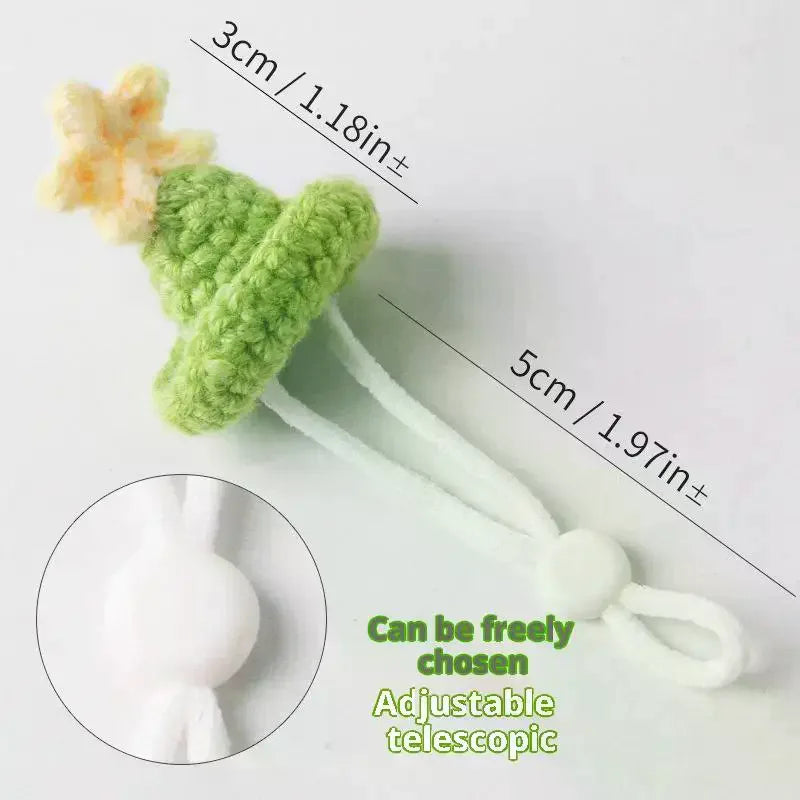 Handmade Knitted Pet Hat for Hamster, Parrot & Guinea Pig Pet Costume Hat Nixie
