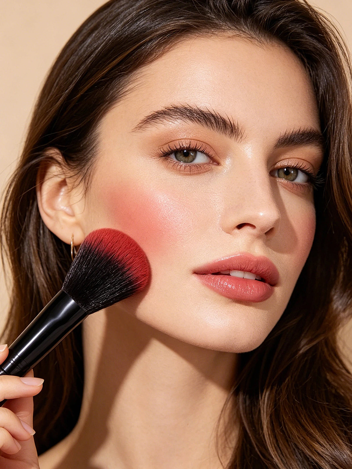2Pcs Blush Brush Set – Highlighter & Contour Face Brushes Makeup Brush Set Nixie