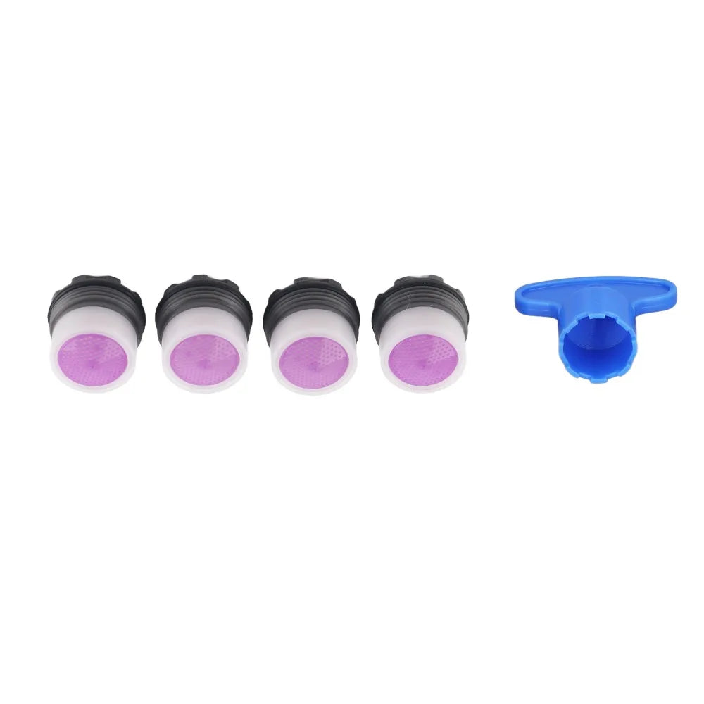8-Pack M16.5mm Faucet Aerator 1.2 GPM Plastic Flow Restrictor
