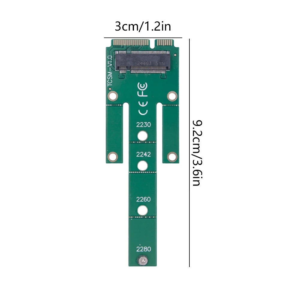 mSATA to M.2 NGFF SSD Adapter Converter Card | 2230–2280 SSD Adapter Card Nixie