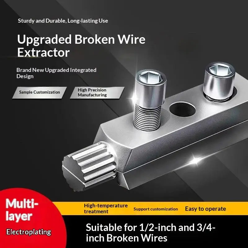 Adjustable Broken Pipe Thread Extractor – 1/2" & 3/4" Faucet Pipe Thread Extractor Nixie