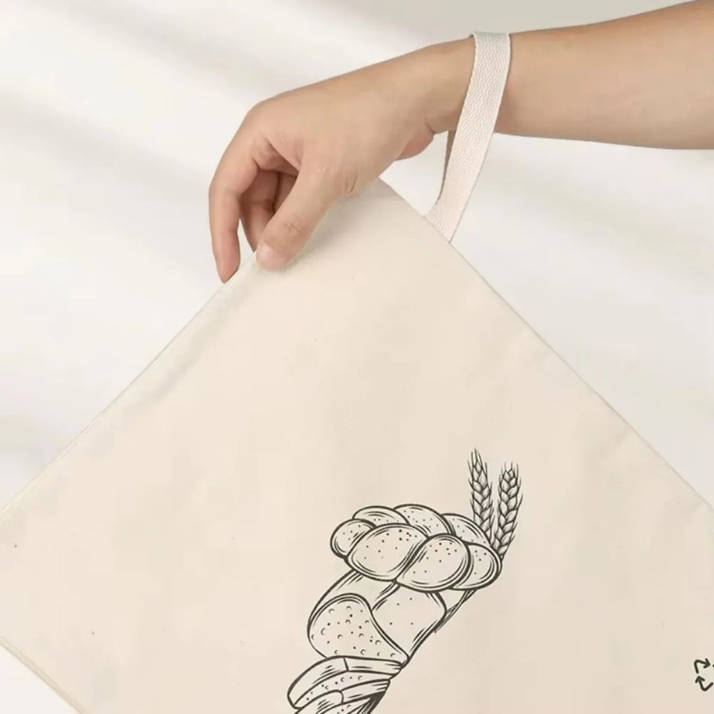 Reusable Beeswax Bread Bags – Double Cotton L-Zipper Beeswax Bread Bag Nixie