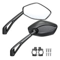 Emark Motorcycle Side Mirrors Universal 7/8'' Clamp ATV Scooter Motorcycle Side Mirrors Nixie Blak