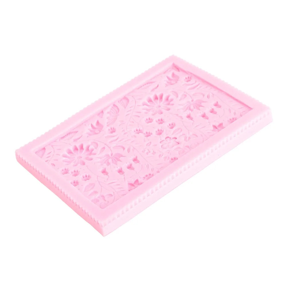 Food Grade Silicone Floral Fondant Mold – Non-Stick & Easy Clean Silicone Baking Mold Nixie