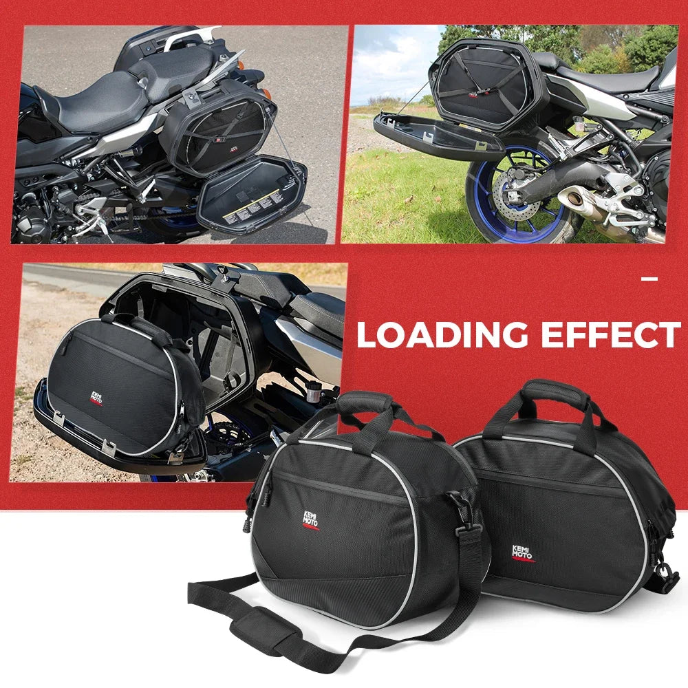 Motorcycle Saddlebag Pannier Liner Bags for Yamaha Tracer 900GT Motorcycle Saddlebags Nixie