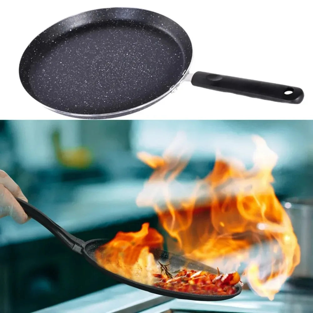 Nonstick Crepe Pan – Pancake, Omelette & Pizza Skillet Nonstick Crepe Pan Nixie