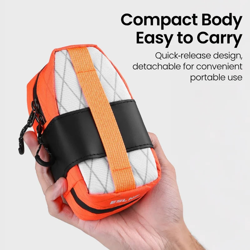 ESLNF Mini Bike Saddle Bag – Lightweight Quick-Release Cycling Bike Saddle Bag Nixie