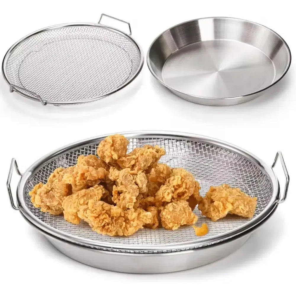 20cm Stainless Steel Oil Filter Strainer Basket with Handle Kitchen Strainer Basket Nixie